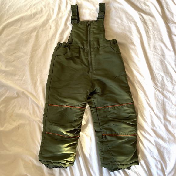 Bon Bebe Snowsuit Ski Bibs Toddler Youth Size 4T Kids Insulated Winter Snow Warm - Picture 1 of 10